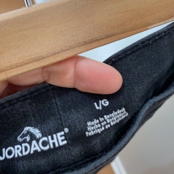 Jordache Women Black Pull On Elastic Waist Jeggings Stretch Jeans Size Large - Picture 9 of 11